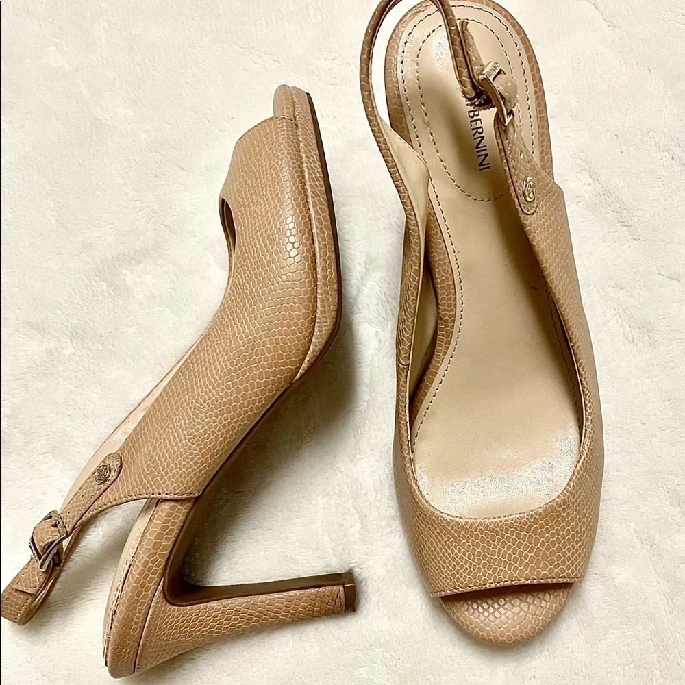 Giani Bernini Women's Slingback Peeptoe Pumps